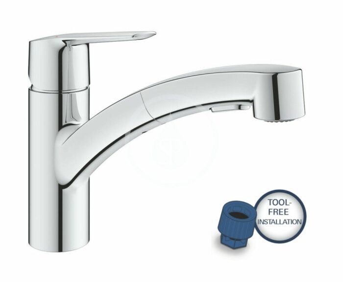 GROHE GROHE - QuickFix Start Drezová batéria s výsuvnou spŕškou