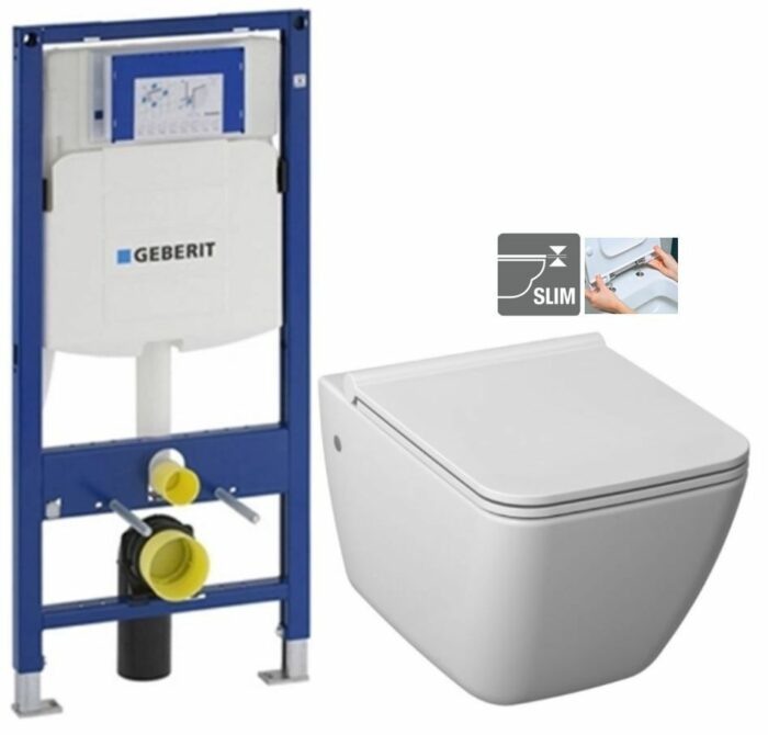 GEBERIT Duofix bez tlačidla + WC JIKA PURE + SEDADLO duraplast 111.300.00.5 PU1